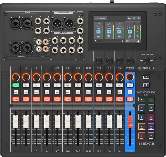 Yamaha MGX12 B schwarz