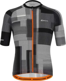 Santini Karma Kinetic Trikot kurzarm schwarz (Herren)