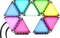 Corsair iCUE LC100 Case Accent Lighting Panels Mini Triangle Starter Kit, RGB-Beleuchtungsset, 9er-Pack, schwarz Vorschaubild
