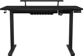 Cougar E-Star 120 Gaming Desk elektrisch höhenverstellbarer Sitz-Steh-Schreibtisch 120x60cm schwarz/schwarz
