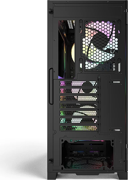 Montech Air 1000 Premium Black, schwarz, Glasfenster