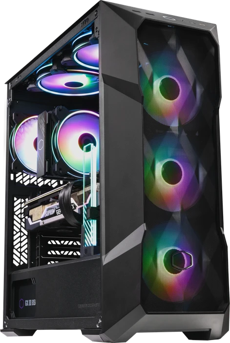 Cooler Master MasterBox TD500 Mesh V2, schwarz, Glasfenster