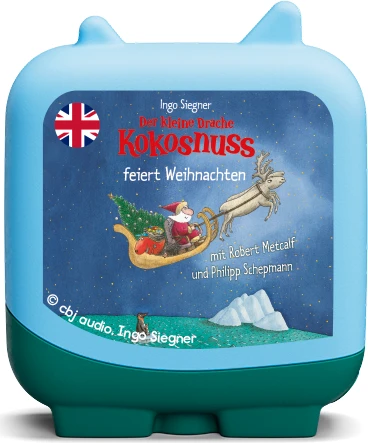 tonies Pocket Tonie Der kleine Drache Kokosnuss feiert Weihnachten/Englisch lernen mit dem kleinen Drachen Kokosnuss