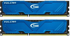 TeamGroup Vulcan blau UDIMM 16GB Kit, DDR3-1600, CL9-9-9-24