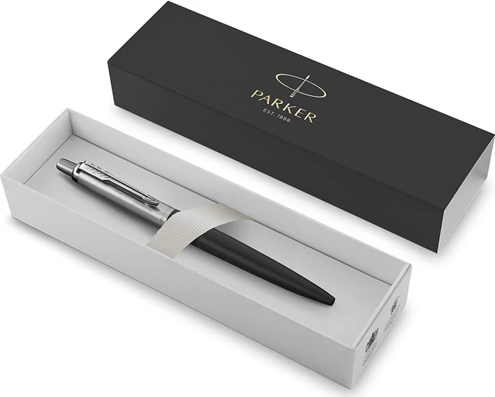 Parker Jotter XL Kugelschreiber richmond matte black/silber, Geschenkbox