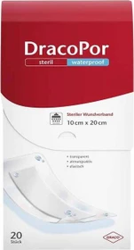 Dr. Ausbüttel DracoPor Waterproof Wundverband Duschpflaster, 10 x 20cm, 20 Stück