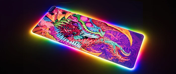 Hyte CNVS Hyper Beast 2 Limited Edition qRGB Gaming Mauspad, Motiv bunt