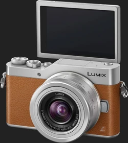 Panasonic Lumix DC-GX800 braun mit Objektiv Lumix G Vario 12-32mm 3.5-5.6 ASPH OIS