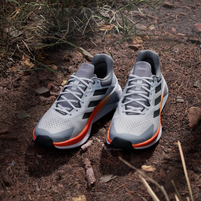 adidas Terrex Soulstride Flow dash grey/carbon/semi impact orange (Herren)