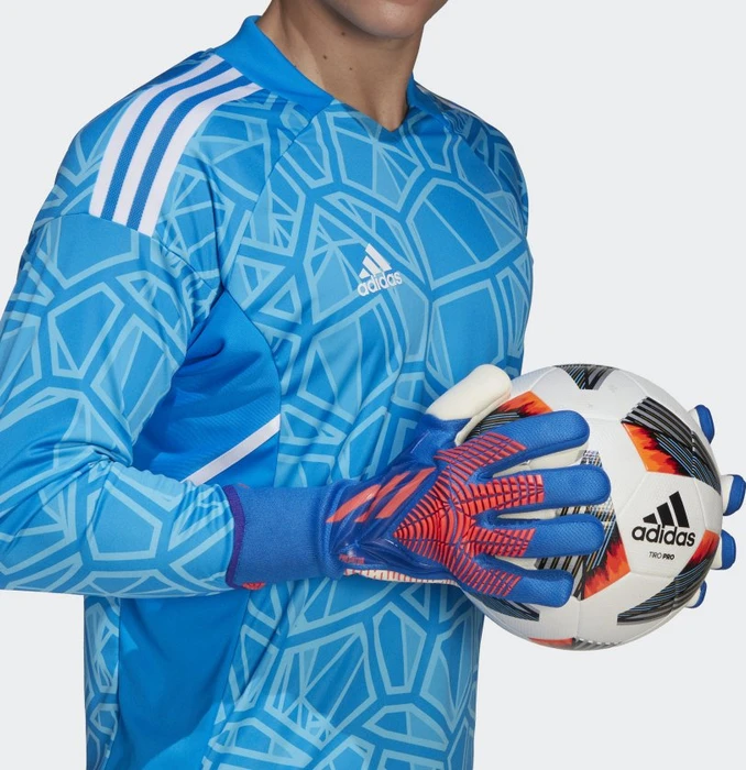 adidas Predator Pro Torwarthandschuhe hi-res blue/turbo/white