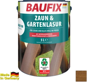 Baufix Zaun- & Gartenlasur außen nussbaum, 5l