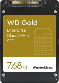 Western Digital Gold Enterprise Class NVMe SSD - 0.8DWPD 7.68TB, SE, 2.5" / U.2 / PCIe 3.1 x4