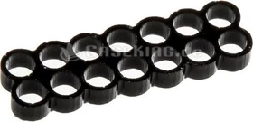 E22 14-Slot Stealth Kabelkamm 4mm, schwarz