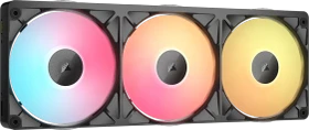 Corsair iCUE LINK RX360 II Unified Frame RGB, schwarz, 3x 120mm