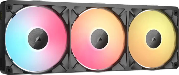 Corsair iCUE LINK RX360 II Unified Frame RGB, schwarz, 3x 120mm
