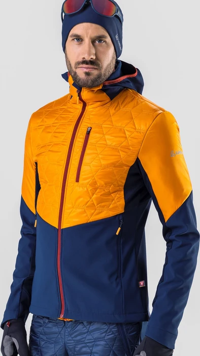 Löffler Hooded Bruce PL60 Hybrid Funktionsjacke cheddar (Herren)