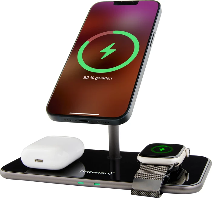 Intenso 3in1 Magnetic Wireless Charger MB13 schwarz