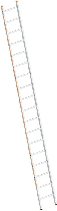 Layher Topic 1054 Alu Anlegeleiter, 18 Stufen