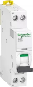 Schneider Electric Acti9 iC40N - Leitungsschutzschalter - 1P+N - 13A - B Kurve - 6kA/10kA