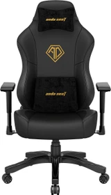 Anda Seat Phantom 3 L Gamingstuhl, Elegant Black, Kunstleder schwarz/Logo gold