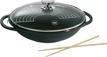 Berndes Professional Vario Click Induction Schmorpfanne mit Glasdeckel 32cm 5l