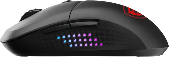MSI Versa 300 Elite Wireless Gaming Mouse schwarz, USB/Bluetooth