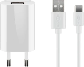 Wentronic Goobay USB-C-Ladeset 5W weiß