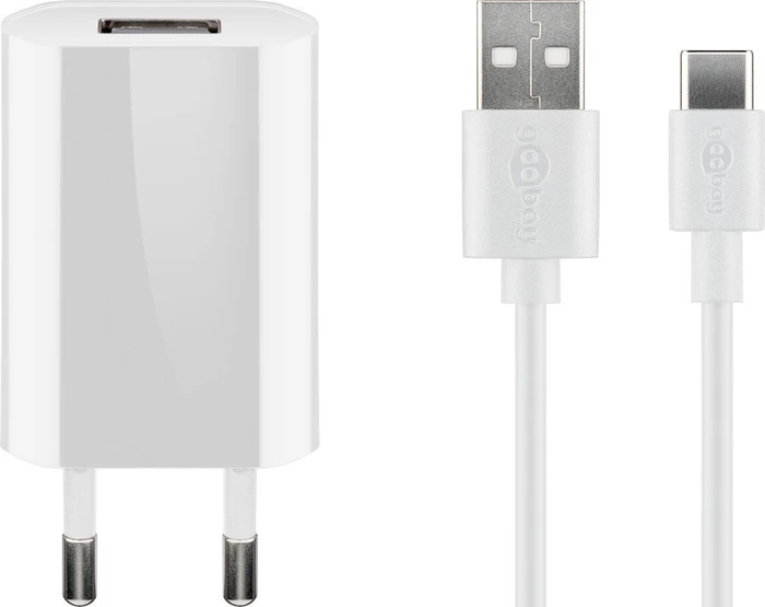 Wentronic Goobay USB-C-Ladeset 5W weiß