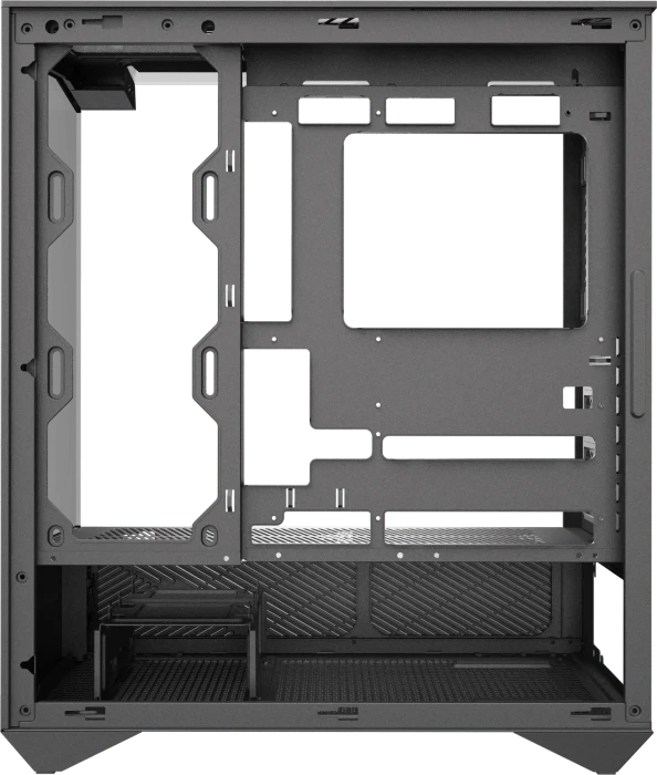 DarkFlash DY460 Black, Glasfenster
