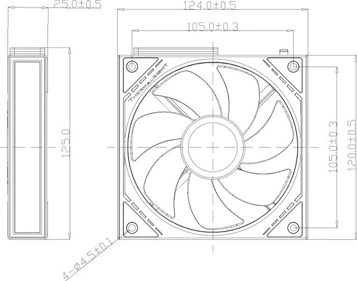 Thermalright TL-M12QW, 120mm