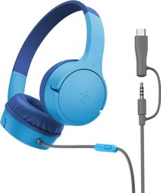 Belkin SoundForm Mini Wired (3.5mm/USB-C) blau