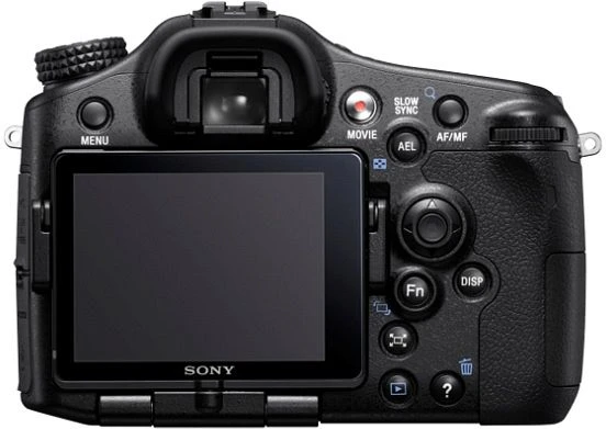 Sony Alpha 77 mit Objektiv Fremdhersteller