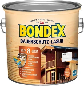 Bondex Dauerschutz-Lasur weiß, 2.5l