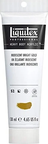 Liquitex Professional Heavy Body Acrylic iridescent bright gold, 138ml