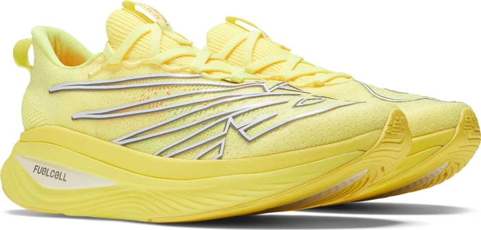 New Balance FuelCell SuperComp Elite v3 cosmic pineapple/white iridescent/dark silver metallic (Damen)