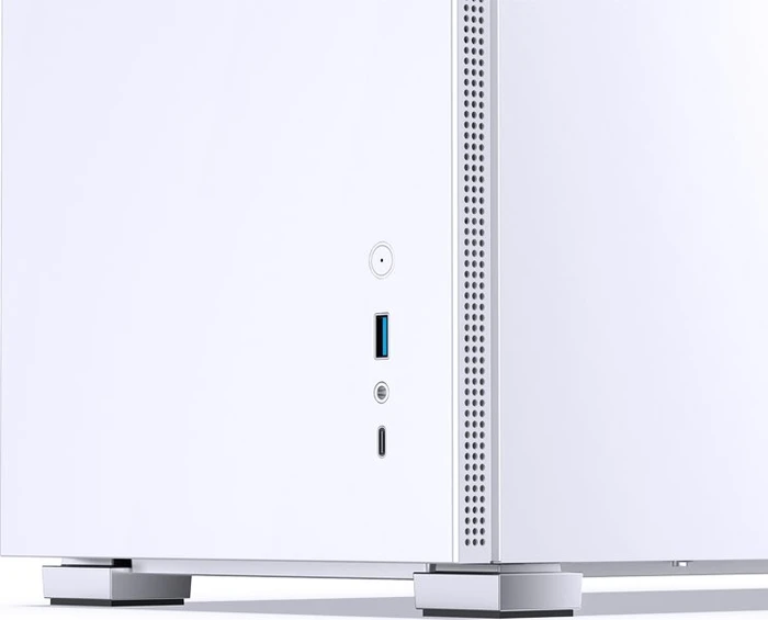 Jonsbo D31 Screen White, weiß, Glasfenster