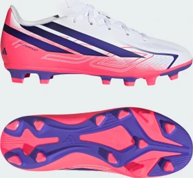 adidas F50 Hyperfast Club FG/MG cloud white/solar purple/solar turbo (Junior)