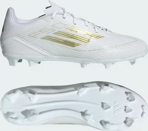 adidas F50 League FG/MG cloud white/gold metallic