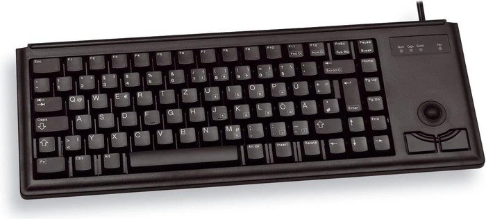 Cherry Compact-Keyboard schwarz, PS/2, EU