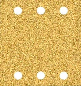 Bosch Professional EXPERT C470 Schleifblatt K40, 107x115mm, 10 Stück