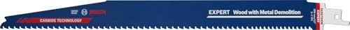 Bosch Professional EXPERT S1267XHM Wood with Metal Demolition Säbelsägeblatt, 300x1.25mm, 10 Stück