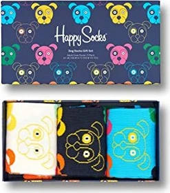 Happy Socks Mixed Dog Gift Set Socken, 3 Paare