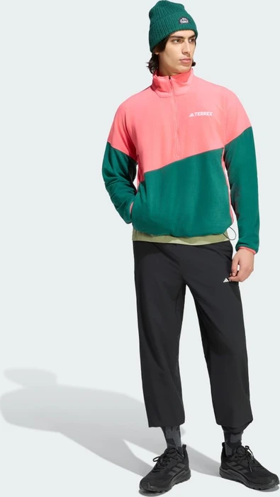 adidas Terrex Multi Climawarm Fleece Anorak pure turbo/collegiate green (Herren)