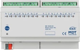 MDT Binäreingang BE 16-fach, 230V, 8TE REG (BE-16230.02)