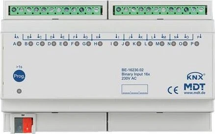 MDT Binäreingang BE, Eingänge 230V