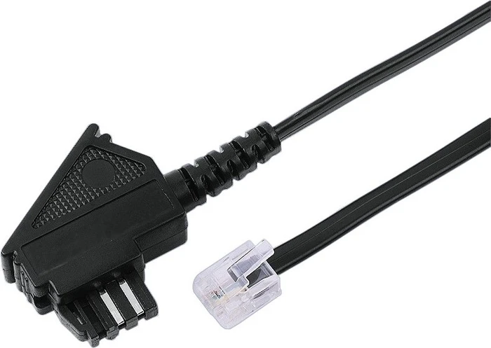 Hama Anschlusskabel TAE-N-Stecker/Modular-Stecker 6p4c 6m