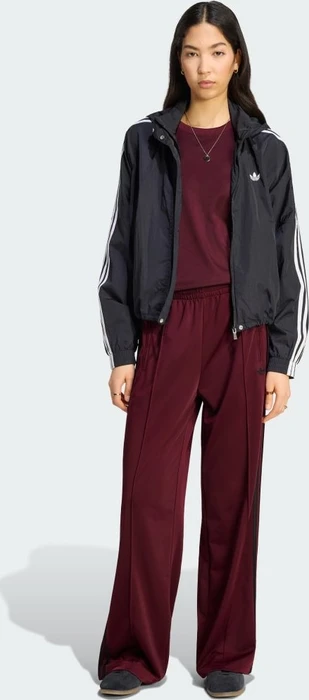adidas Firebird Trainingshose lang maroon/black (Damen)