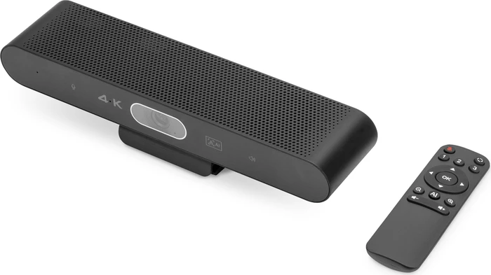 Digitus 4K All-In-One Video Bar Mini, inkl. Fernbedienung, Konferenzkamera (DS-55581)