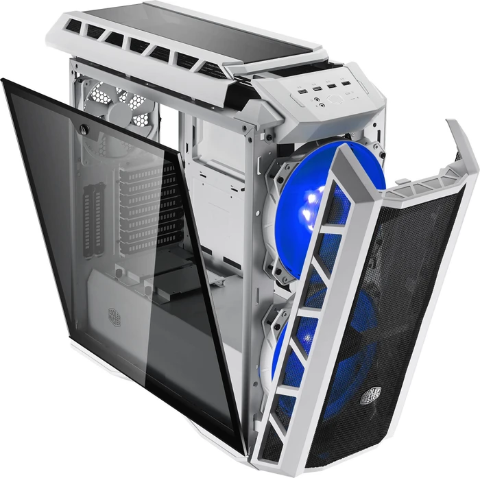 Cooler Master MasterCase H500P Mesh weiß, Glasfenster