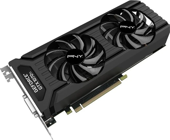 PNY GeForce GTX 1070 Ti, 8GB GDDR5, DVI, HDMI, 3x DP